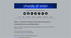 Desktop Screenshot of chordsoforion.com