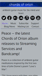 Mobile Screenshot of chordsoforion.com